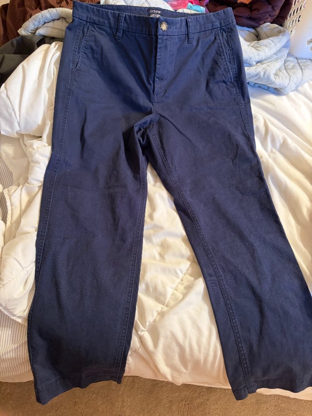 J.Crew Factory Navy Chinos